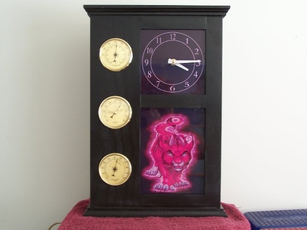 Chinese Mantle Clock made with sublimation printing